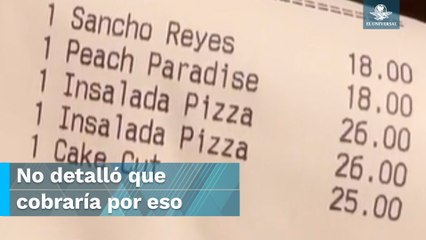 Por cortar un pastel de cumpleaños, mesera cobra gran suma de dinero