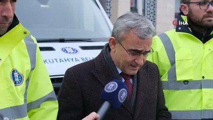 Kütahya'dan deprem bölgesine takviye ekipler