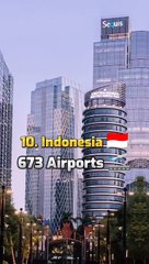 top 10 countries with most airports in the world