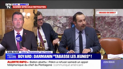 Karl Olive, député "Renaissance" sur l'obstruction de la Nupes: "Parfois on se demande si on n'est pas dans Intervilles"
