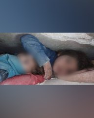 مشهد مؤثر لطفلة سورية تحمي رأس شقيقتها بعد بقائهما 17 ساعة تحت الأنقاض