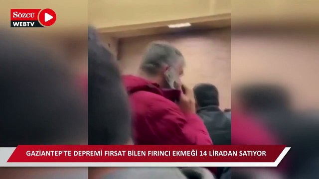 Depremi fırsat bildi: Ekmeği 14 liradan satıyor!