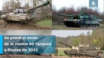 Alemania anuncia entrega de más de 100 tanques Ucrania