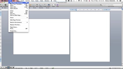 Portrait and Landscape in Same Word Document on a Mac