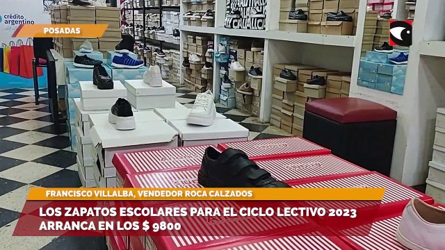 Los zapatos escolares para el ciclo lectivo 2023 arranca en los $ 9800