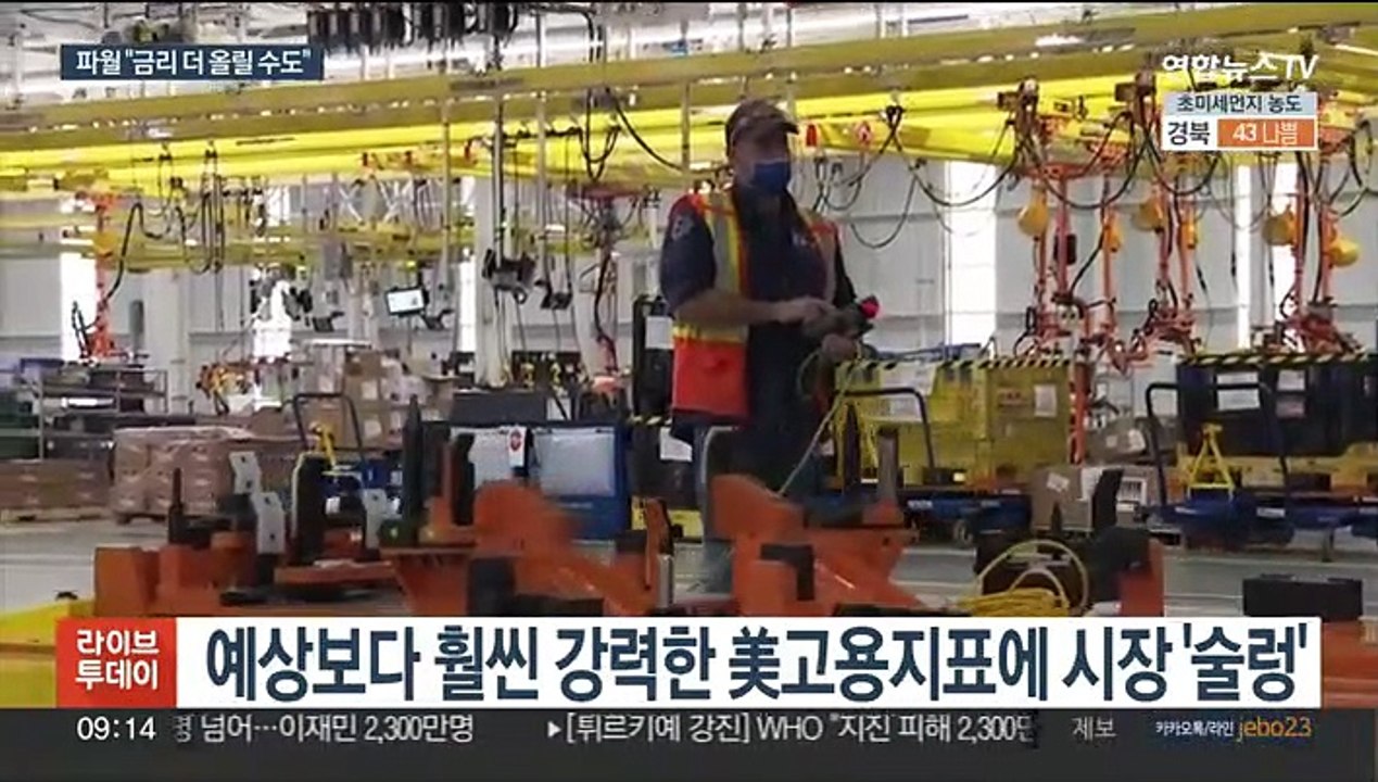파월 "美 고용폭발 예상 못해…금리 더 올릴 수도"