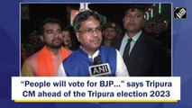 'People will press the lotus button,' says Tripura CM Manik Saha ahead of elections