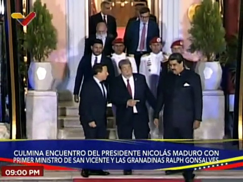 Culmina reunión de trabajo en Miraflores entre Venezuela y San Vicente y Las Granadinas