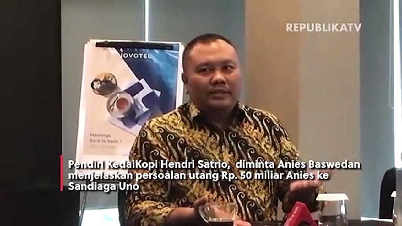Isu Utang Anies ke Sandi, Jubir Anies: Sudah Selesai