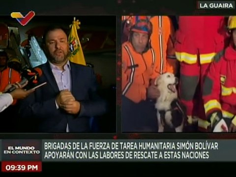 Venezuela envía brigadistas para apoyar con labores de rescate en Türkiye y Siria