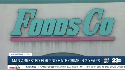 Man arrested for 2nd hate crime in 2 years