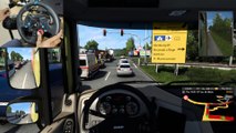 Euro Truck Simulator 2, 2023| Steering wheel   Shifter Logitechg29 gameplay | Euro truck simulator 2