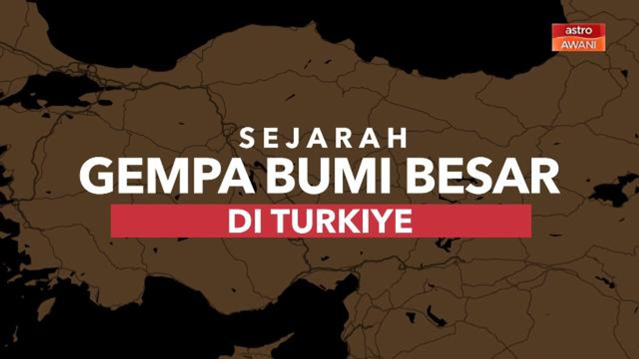 [INFOGRAFIK] Sejarah gempa bumi besar di Turkiye