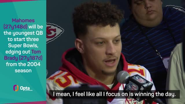 Patrick Mahomes not thinking about legacy with Super Bowl beckoning