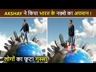 Akshay Kumar Walks On India's Map? ANGRY Reaction By People North America Tour 2023