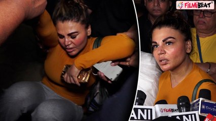 Rakhi Sawant से Husband Adil Khan Durrani ने क्या कहा? Police Station के बाहर हुईं बेहोश! |FilmiBeat