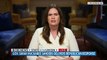 Arkansas Gov. Sarah Sanders accuses Biden of surrendering to woke mob