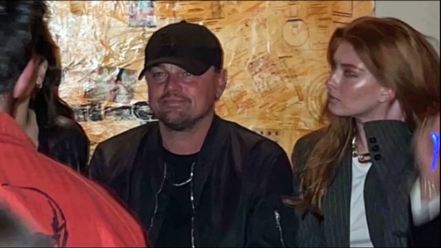 Leonardo DiCaprio pictured with Eden Polani on a night out in Los Angeles