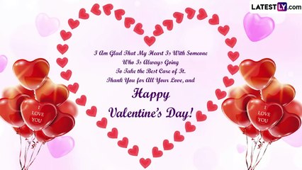Valentine’s Day 2023 Messages, Greetings, Beautiful Wishes & Thoughtful Quotes for Your Partner