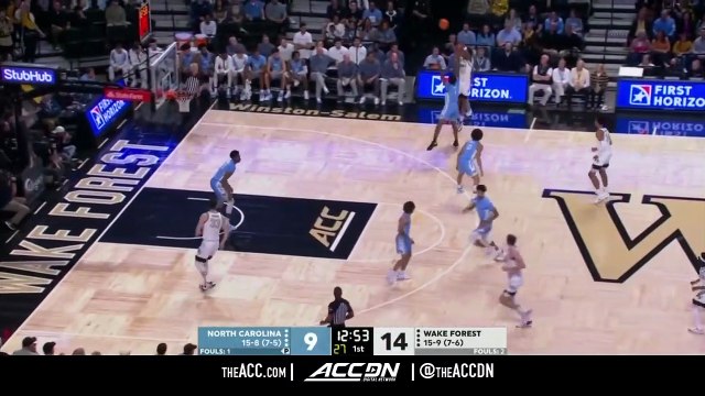 North Carolina vs. Wake Forest Condensed Game _ 2022-23 ACC Men’s Basketball