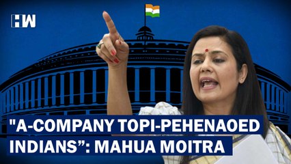 "A-Company Topi Pehenaoed Indians": Mahua Moitra Launches All Out Attack On Modi Govt | Hindenburg |