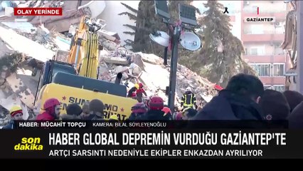 Haber Global depremin vurduğu Gaziantep'te
