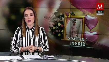 Sepultan a la pequeña Ingrid, asesinada en Sonora
