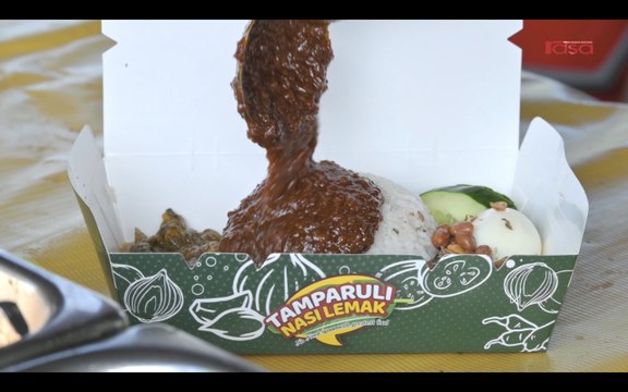 Nasi Lemak Sambal Pekat, Memang Layan | Nasi Lemak Tamparuli