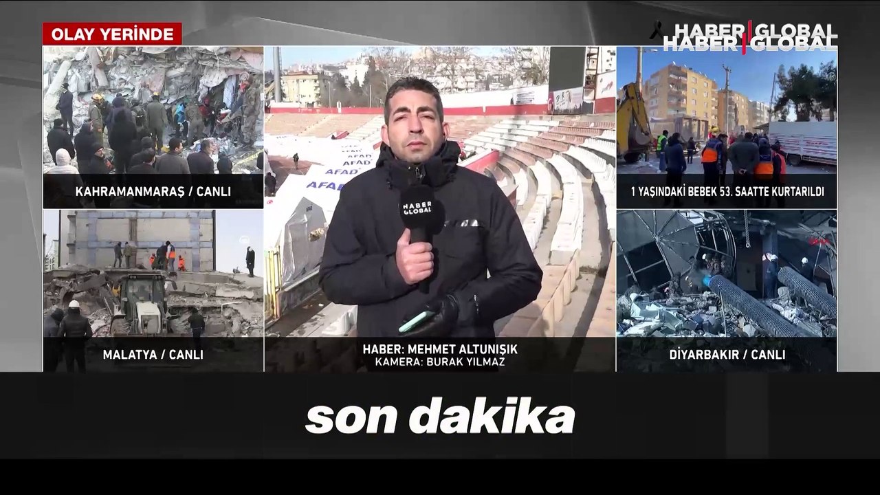 Haber Global ekibi depremin merkezinde, AFAD çadırkentlerini görüntüledi