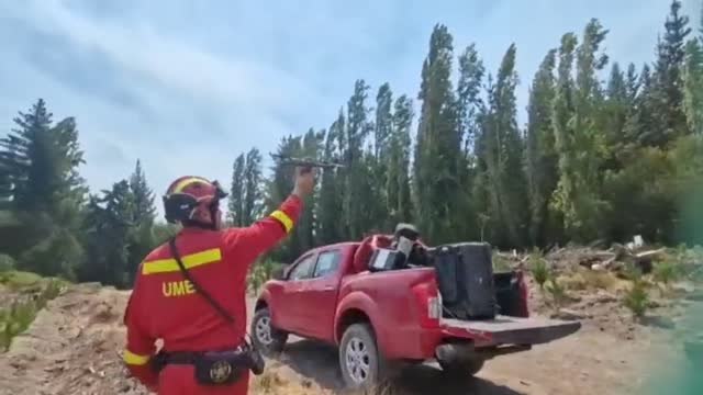 España envía a la UME a Chile para colaborar en la extinción de los grandes incendios forestales que está sufriendo el país