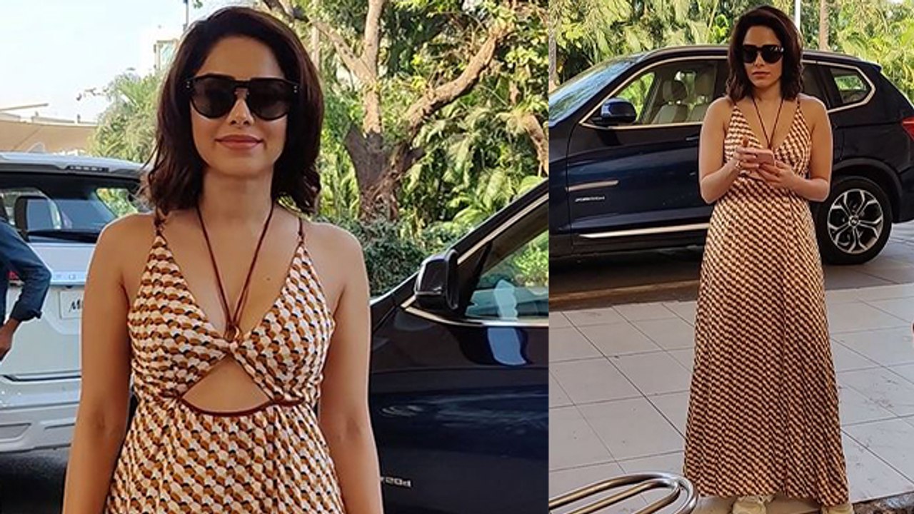 Nushrratt Bharuccha Airport Look One Piece Dress में लगी खूबसूरत ,Minimal Makeup के साथ |Boldsky