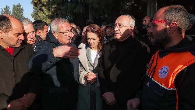 CHP GENEL BAŞKANI KEMAL KILIÇDAROĞLU, AFET BÖLGESİ OSMANİYE'DE