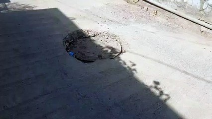 Sewerage Chamber became the cause of trouble in the city