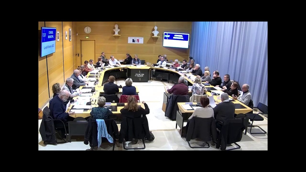 Vidéo du Conseil municipal du 06/02/2023 - partie 1/2