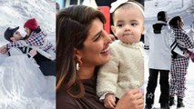 Priyanka Chopra और बेटी के साथ बर्फ में Enjoy करते दिखे Nick Jonas, Share की Vacation की Photos