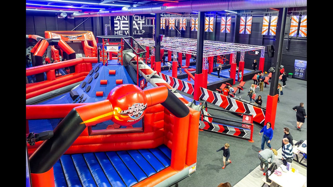 Ninja Warrior UK adventure park opens in Guildford - video Dailymotion