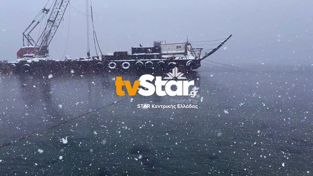 Έντονη χιονόπτωση στη Γλύφα - Τους 50 πόντους φτάνει το χιόνι