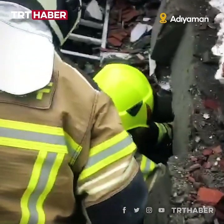 36 saat sonra minik yavrumuz kurtarıldı