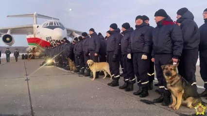 Belarus arama-kurtarma ekibi yolda