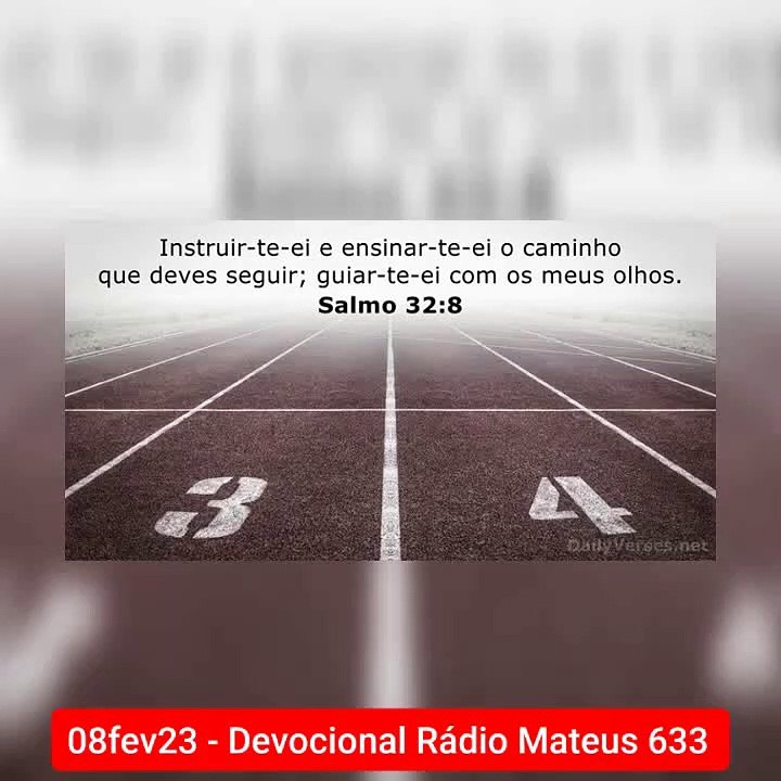08fev23 - Devocional Rádio Mateus 633