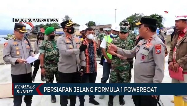 Persiapan F1 Powerboat di Danau Toba Terus Dimatangkan