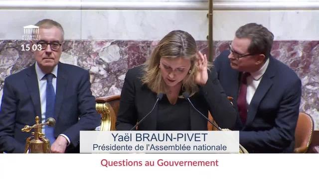 Fransa Ulusal Meclisi'nde Türkiye ve Suriye'deki Depremlerde Hayatını Kaybedenlerin Anısına 1 Dakikalık Saygı Duruşu
