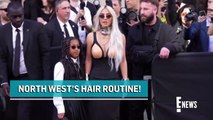 Kim Kardashian Styles North West's Hair in Adorable TikTok _ E! News