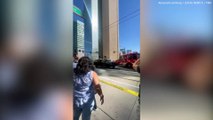 Anti-abortion protester taken into custody after free-climbing a 40-storey skyscraper in Arizona