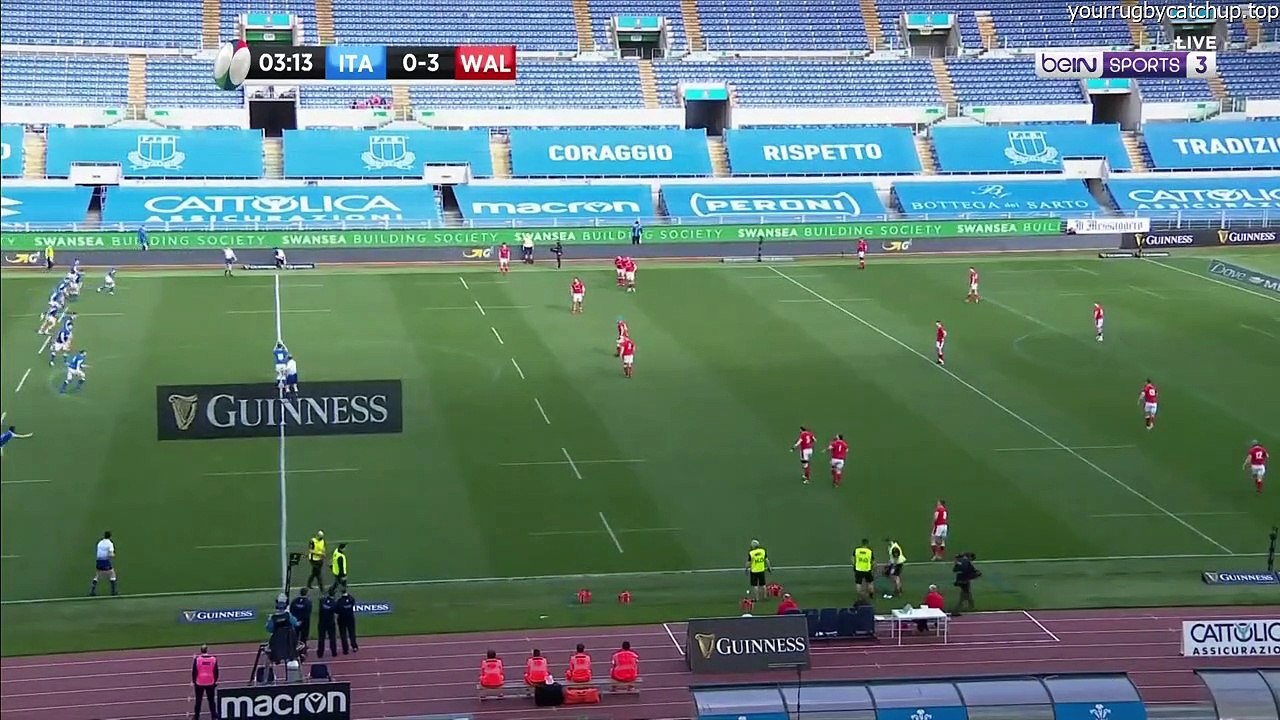 Italy vs Wales 2021 03 13 First Half