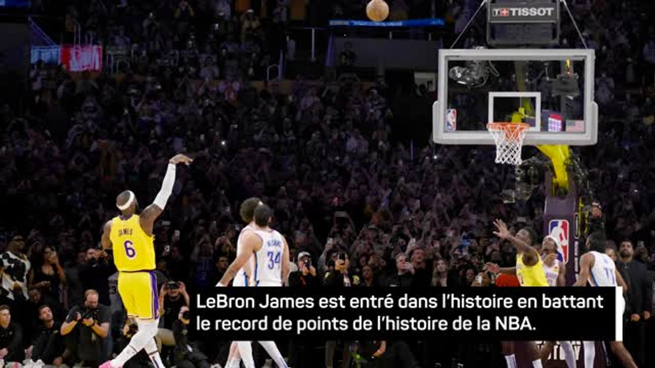 Lakers - LeBron James devient le meilleur marqueur de l'histoire de la NBA