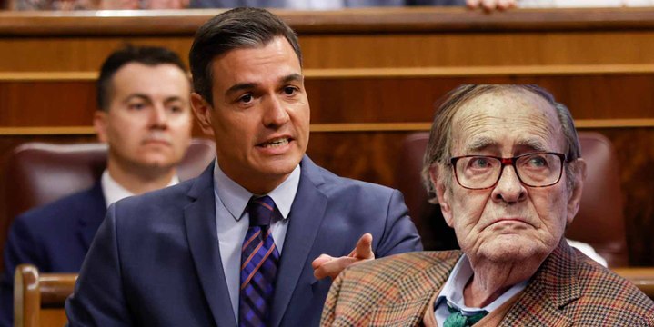 El pánico de Sánchez por la moción de censura de VOX: Acusa a Tamames de...franquista