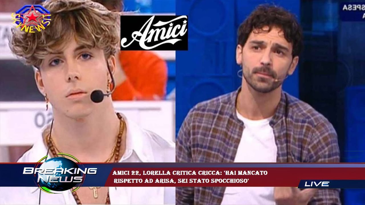 Amici 22, Lorella critica Cricca: 'Hai mancato  rispetto ad Arisa, sei stato spocchioso'