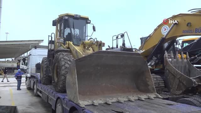 Denizli Büyükşehir tüm imkanlarıyla deprem bölgesinde
