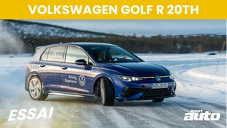 Essai Volkswagen Golf R 20th (2023) : en travers en Laponie !